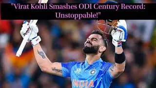 Virat Kohli Smashes ODI Century Record: Unstoppable | The Maestro's Fifty Shades of Centuries