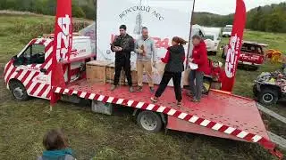 КвадрА24, немного полетал на старте и награждении.