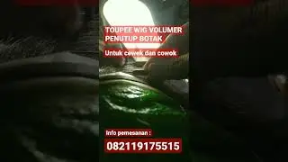 TOUPEE WIG VOLUMER PENUTUP BOTAK CEWEK COWOK @maharaniextensionBDG  #wiginstall #wig