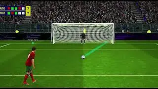 Portugal Vs Argentina - 🔥Penalty Shootout 🔥 2024| Messi vs Ronaldo| eFootball pes mobile Gameplay