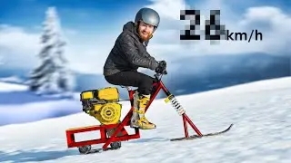 Eigenes Schneemobil bauen! (+Wettrennen)