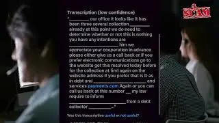 DMSPayments.com - Debt Collector Scam - 513-572-7820