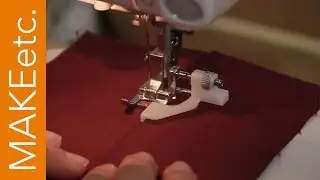 How to use an edge stitch foot to topstitch with Wendy Ward