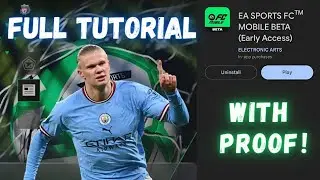 How To Download EA SPORTS FC 24 MOBILE BETA | Full Tutorial | WITH PROOF! | FIFA 24