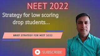 Low Score.... NEET 2021? STRATEGY FOR NEET 2022 | HOW TO SCORE ABOVE 650 ? DROP STUDENTS MOTIVATION