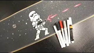 Star Wars Griptape Art Time Lapse!