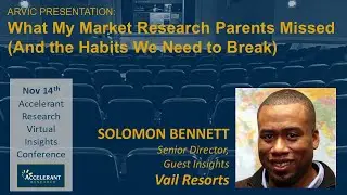 Accelerant Research Virtual Insights Conference - Solomon Bennett