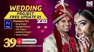 Premiere Pro | Cinematic Wedding Projects | Free Download for Dongle User | Update 01, 2023