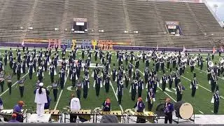 Spirit of Northwestern Demons Marching Band performing the Fight Song @ Classic on the Cane 10-29-22