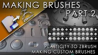 Introduction To Plasticity -  Making Custom Brushes For ZBrush Part 2