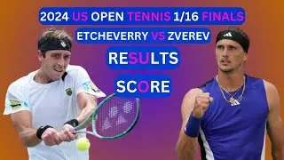 Alexander Zverev vs Tomas Martin Etcheverry Results & Score 2024 US Open Tennis 1/16-Finals