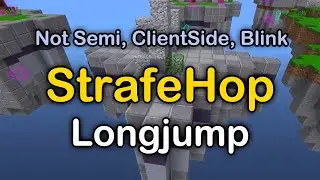 REAL StrafeHop, Longjump on Hypixel w/ Moon Client