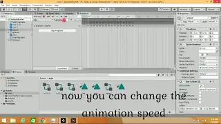 Change and Control the Animation Speed in Unity(Samples not showing in animation tab)