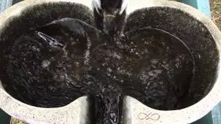 Flowform water rhythms