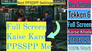 How To Play Ppsspp Game In Full Screen On Android | Ppsspp me Full Screen Game Kaise Khele New Trick