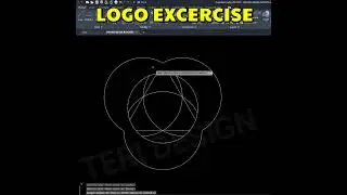 how to draw logo in autocad