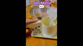 Ingredients of baking cake | A1 #shorts #deutsch #german #germany #beginners #austria #switzerland