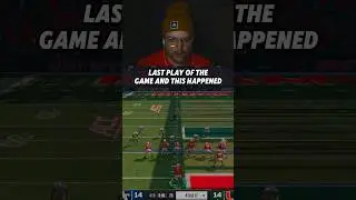 Final Play Of The Game and This Happened 😱 #cfb25 #collegefootball25 #easportscollegefootball25