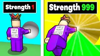 I PUNCHED HOLE In A WALL With The STRONGEST PUNCH on Roblox