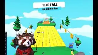 Играю в мобильный fall guys