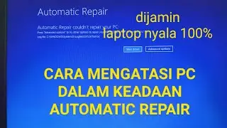 HOW TO OVERCOME AUTOMATIC REPAIR LAPTOP - HOW TO REPAIR WINDOWS VIA BIOS - OVERCOME AUTOMATIC REPAIR