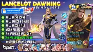 Script Skin Lancelot Hero Dawning Stars No Password | Full Effect, Sound | New Patch