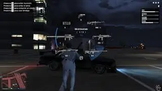 pelea con la policia en gta 5  en grande autos  online pc