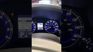2012 Infiniti EX35 Dashboard Maintenance Reset PART 2