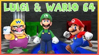Super Mario 64 How To Unlock Luigi, Wario Tutorial Render96