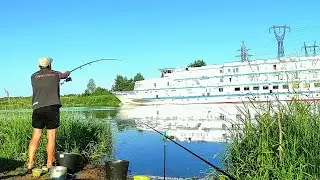 КРУПНЫЙ ЛЕЩ В ЖАРУ НА РЕКЕ . Рыбалка на ФИДЕР . ВРОДЕ ВСЕ ПОНЯЛ ,НО ВОПРОСЫ ОСТАЛИСЬ .