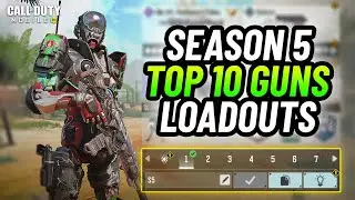 Top 10 Best Guns Loadouts in Season 5 - 2023 CODM