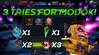 3x 5 Star Crystal Opening for MODOK! | Marvel Contest of Champions