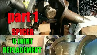 Dodge Ram 2500/3500 6.7 Cummins front axle shaft U-joint replacement Part 1/2