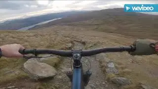 High winds on beinn ghlas mtb