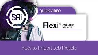 How to import Production Manager Presets