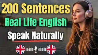 200 Daily English Sentences Podcast | Learn to Speak Naturally Without Translating