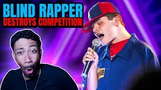 Blind Rapper Destroys Competition In Rap Battle!
