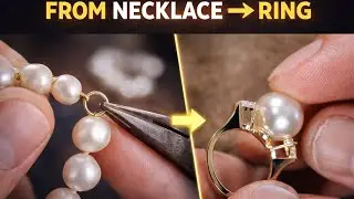  From Pearl Necklace to Ring | Handmade Jewelry Transformation