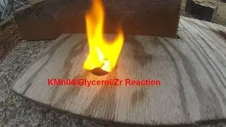 Zirconium Glycerol KMn04 reaction