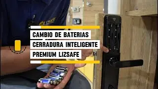 Cambio de baterías de la cerradura inteligente Premium Lizsafe