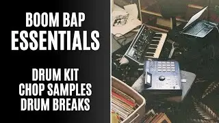 BOOM BAP ESSENTIALS [DRUM KIT, DRUM LOOPS AND SAMPE PACK] (+2000 SAMPLES | LINK IN DESCRIPTION)