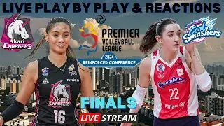 Akari Chargers vs Creamline Cool Smashers I 2024 PVL Reinforced Conference Finals Live I Reactions