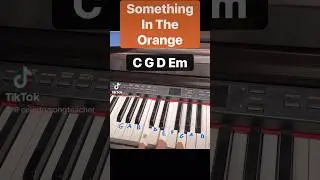 Something In The Orange | Zach Bryan | 1 Minute Piano Lesson