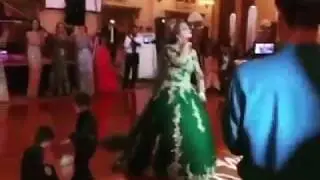 Afghan couple dance wedding