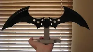 КАК СДЕЛАТЬ БЭТАРАНГ БЭТМЕНА ИЗ ИГРЫ АРКХАМ СИТИ / HOW TO MAKE THE BATARANG FROM BATMAN ARKHAM CITY