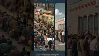 Playing with AI. The wait at the shipping window lol