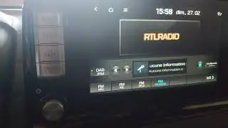 màj Hyundai, radio débute sur 108.0 puis attendre la recherche station mémorisé