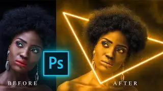 NEON LIGHT EFFECT | PHOTOSHOP EFFECT | PHOTOSHOP TUTORIAL