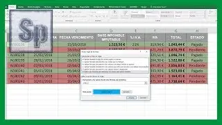 Excel - Cambiar el color de las filas según el texto de una celda. Tutorial en español HD