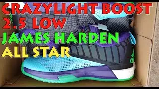 James Harden  - Adidas Crazylight Boost 2.5 Low -  All Star Review with ON FEET